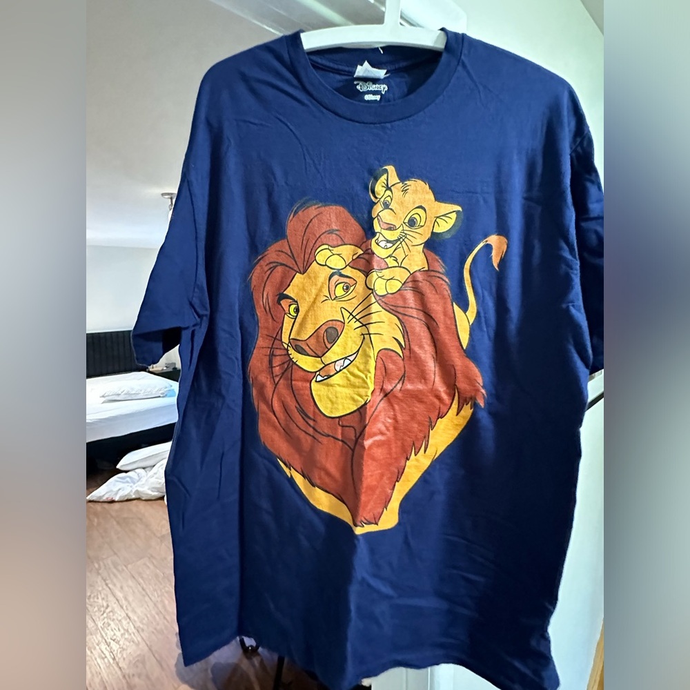 Disney Blue Graphic Short Sleeve T-Shirt